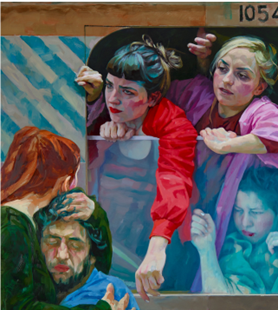 Xenia Hausner: EXILES 3, 2017 Quelle: www.albertina.at