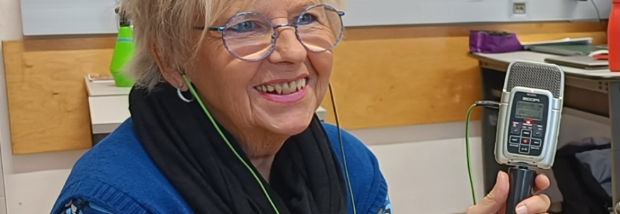 Workshop mit Nana Sattler von Radio Korneuburg 