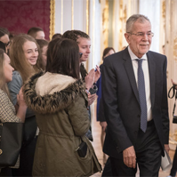 Besuch beim Bundespräsidenten